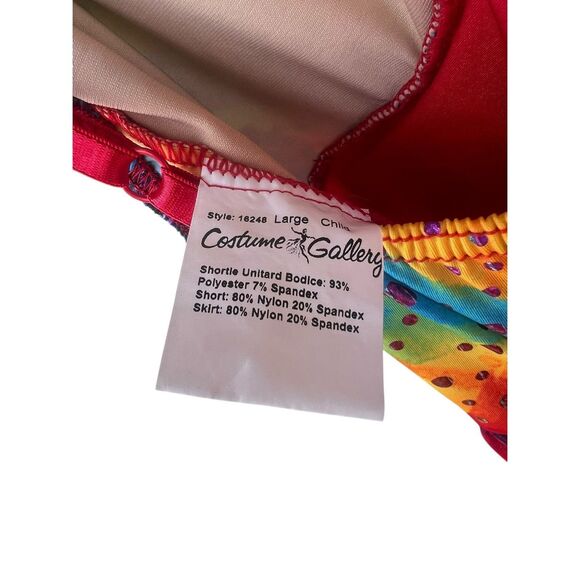 Costume Gallery 16248 Rainbows in the Sky Size large child recital tap dance - Picture 7 of 9